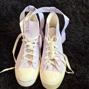 Converse Women's Light Purple High-Top Sneakers